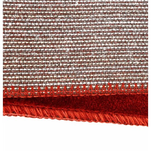 Blanker Gebetsteppich ohne Ornamente, 70 x 110 cm Rot