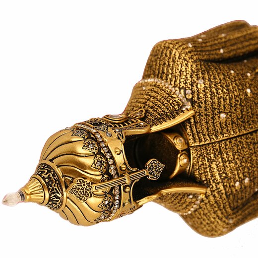 Osmanische Rüstung mit Quranversen in Gold