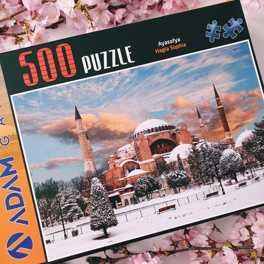 500 Teile Puzzle mit schnen Motiven Hagia Sophia