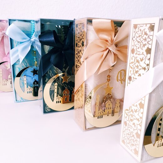 Ramadan Geschenkbox mit Ramadan Kareem Gruß