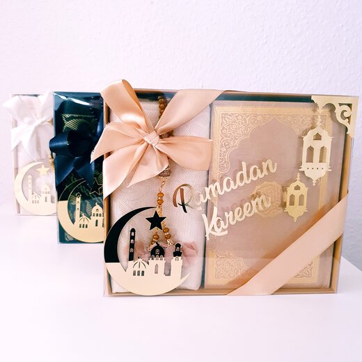 Ramadan Geschenkbox mit Ramadan Kareem Gruß
