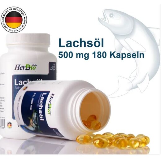 LACHSL (Salmon-l) 1 %, 500 mg (180 Softgel-Kapseln)